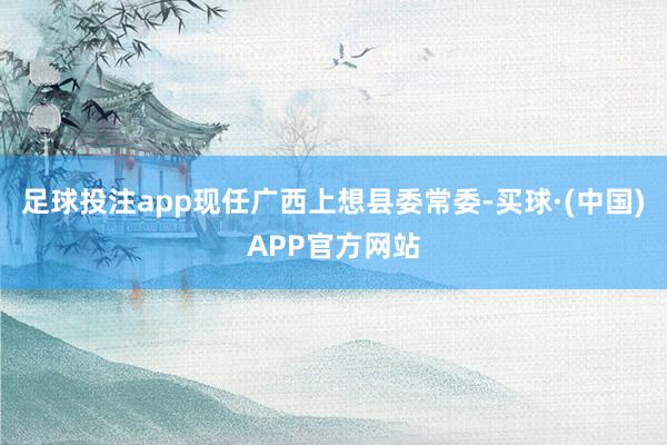 足球投注app现任广西上想县委常委-买球·(中国)APP官方网站