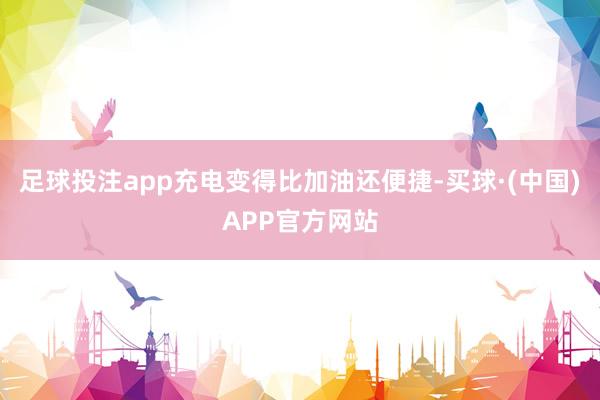 足球投注app充电变得比加油还便捷-买球·(中国)APP官方网站