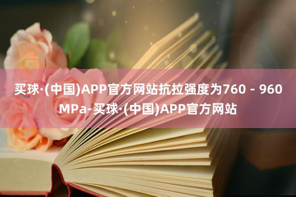 买球·(中国)APP官方网站抗拉强度为760 - 960MPa-买球·(中国)APP官方网站