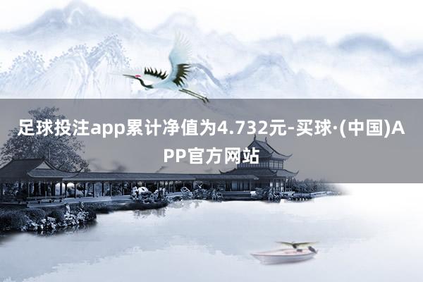 足球投注app累计净值为4.732元-买球·(中国)APP官方网站