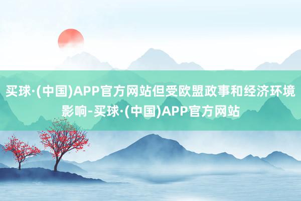 买球·(中国)APP官方网站但受欧盟政事和经济环境影响-买球·(中国)APP官方网站