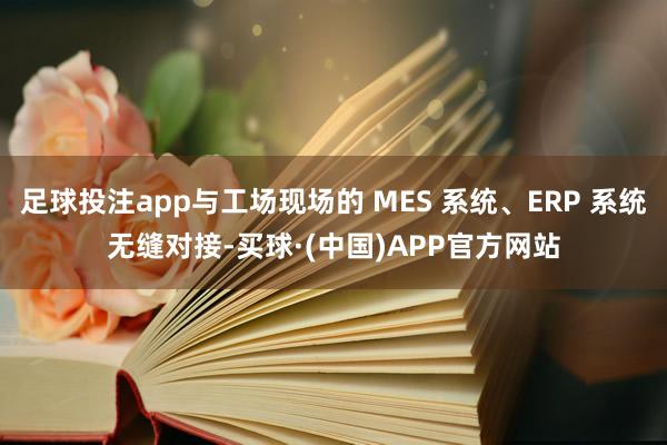 足球投注app与工场现场的 MES 系统、ERP 系统无缝对接-买球·(中国)APP官方网站